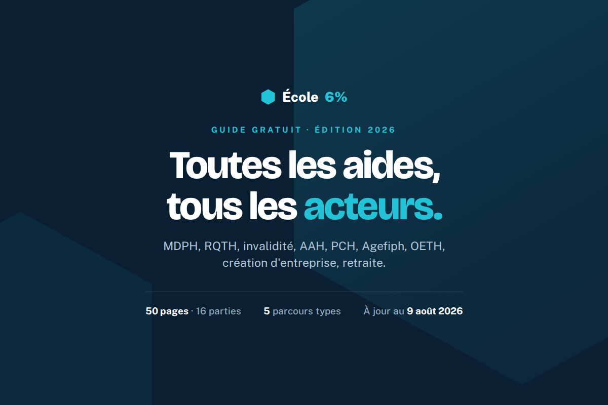 Aides et handicap : le guide complet des dispositifs et des organisations (édition 2026)